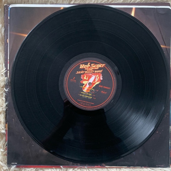 Bob Seger & The Silver Bullet Band Nine Tonight Double LP - Picture 7 of 9